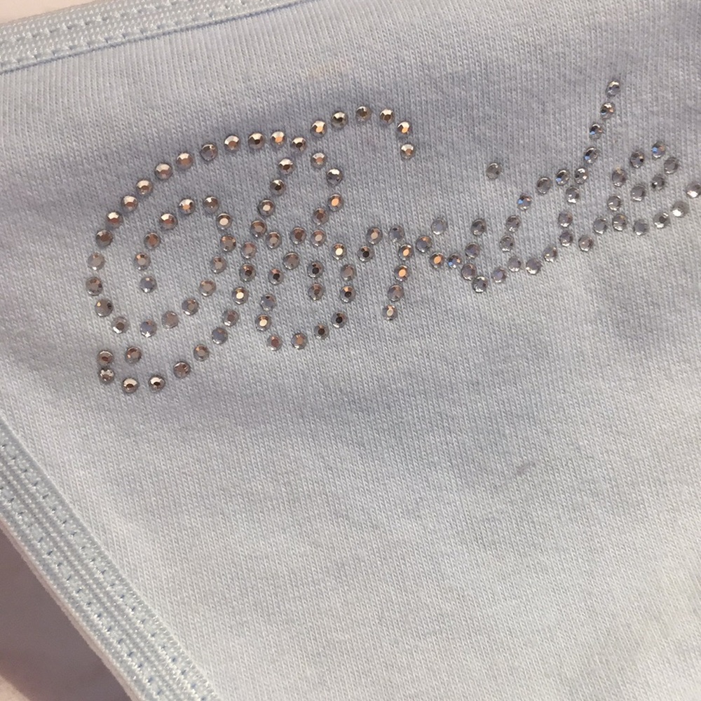 Classy Bride Embellished Thong. Size Small